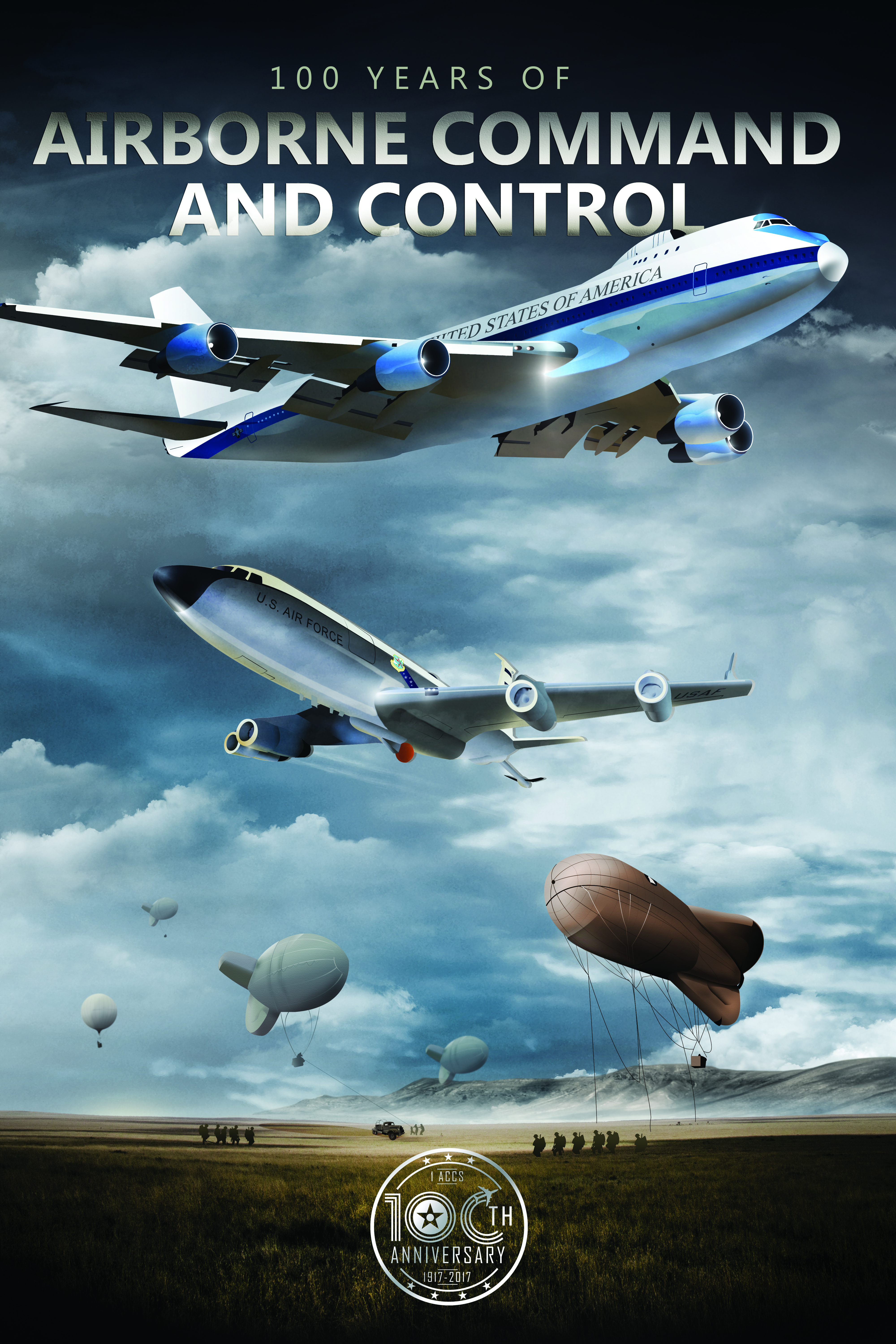 1ST AIRBORNE COMMAND CONTROL SQUADRON Poster