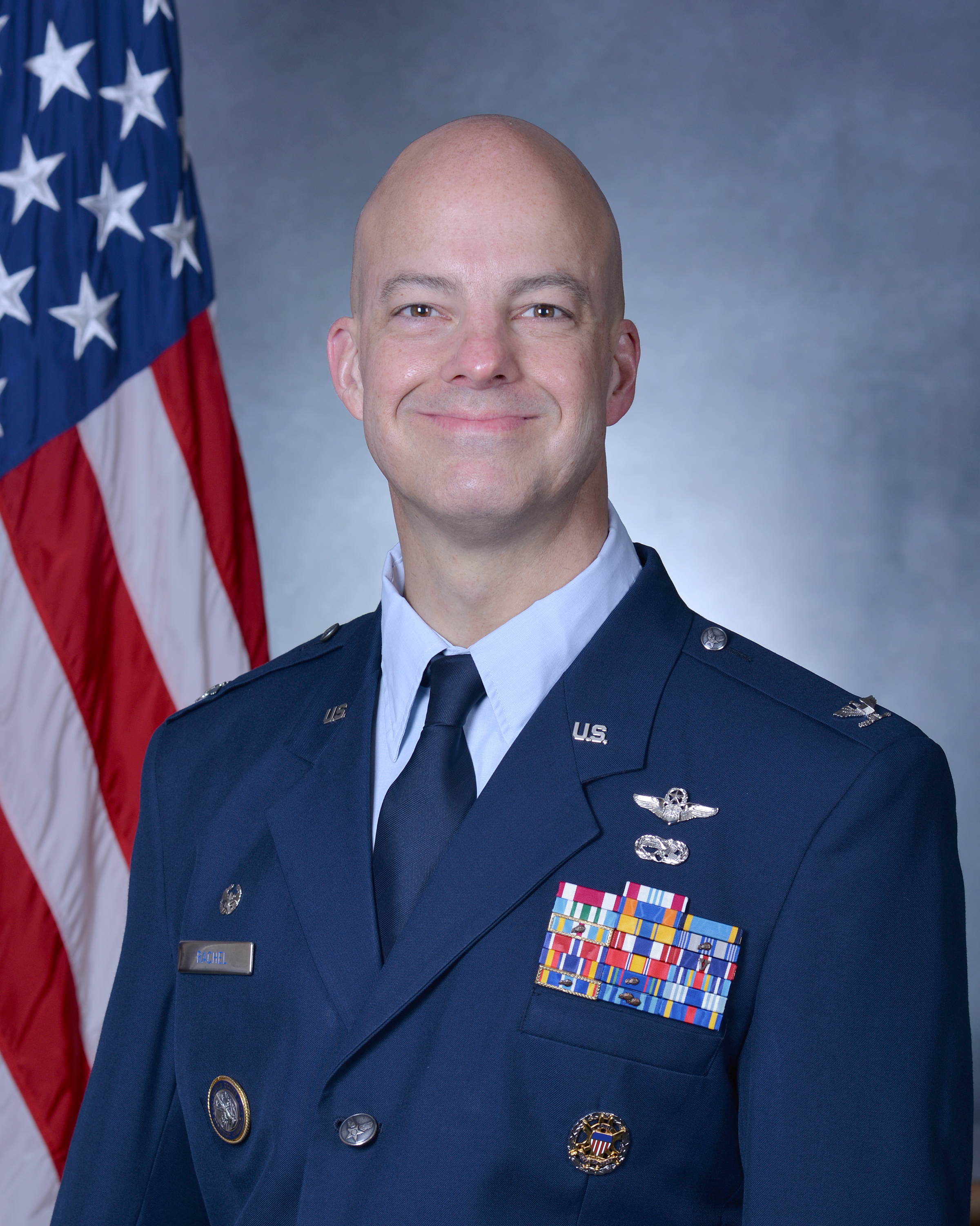 Col Derek Rachel official photo