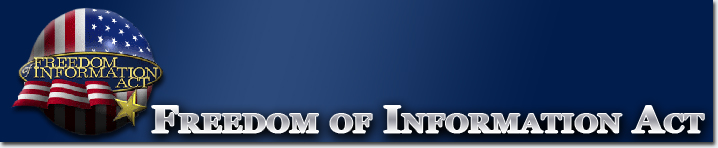 Freedom of Information Act header